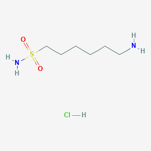 molecular formula C6H17ClN2O2S B13515455 6-Aminohexane-1-sulfonamide hydrochloride 