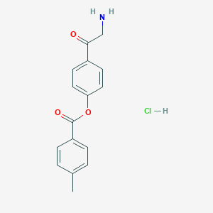 4-(2-Aminoacetyl)phenyl4-methylbenzoatehydrochloride