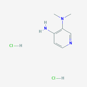 molecular formula C7H13Cl2N3 B13515459 N3,N3-dimethylpyridine-3,4-diamine dihydrochloride 