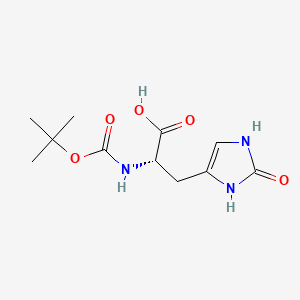 molecular formula C11H17N3O5 B13515473 Boc-L-His(2-Oxo)-OH 