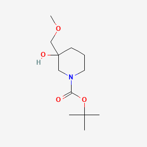 Tert-butyl 3-hydroxy-3-(methoxymethyl)piperidine-1-carboxylate