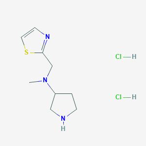 N-methyl-N-[(1,3-thiazol-2-yl)methyl]pyrrolidin-3-amine dihydrochloride