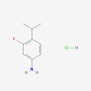 3-Fluoro-4-(propan-2-yl)aniline hydrochloride