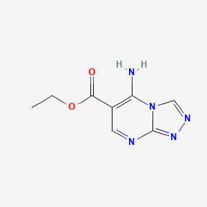 [1,2,4]Triazolo[4,3-a]pyrimidine-6-carboxylic acid, 5-amino-, ethyl ester