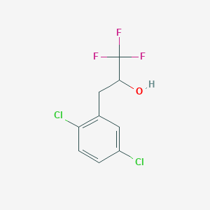 molecular formula C9H7Cl2F3O B13515535 3-(2,5-Dichlorophenyl)-1,1,1-trifluoropropan-2-ol 