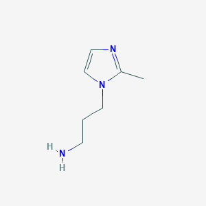 molecular formula C7H13N3 B1351557 3-(2-methyl-1H-imidazol-1-yl)propan-1-amine CAS No. 2258-21-1