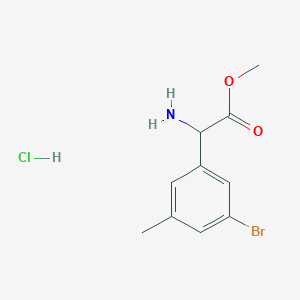 Methyl2-amino-2-(3-bromo-5-methylphenyl)acetatehydrochloride