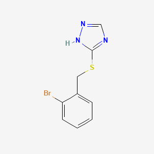 5-((2-Bromobenzyl)thio)-1h-1,2,4-triazole