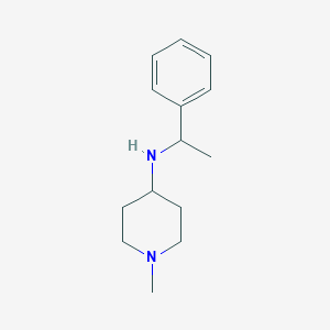 molecular formula C14H22N2 B1351563 (1-Methyl-piperidin-4-yl)-(1-phenyl-ethyl)-amine CAS No. 359880-52-7