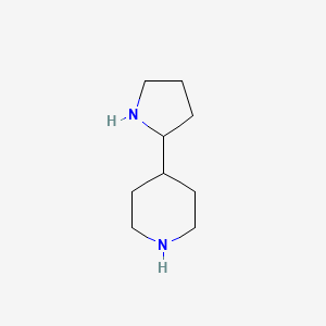 molecular formula C9H18N2 B13515644 4-(Pyrrolidin-2-yl)piperidine 