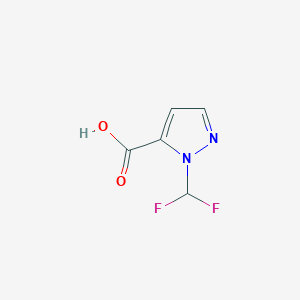 molecular formula C5H4F2N2O2 B1351568 1-(difluoromethyl)-1H-pyrazole-5-carboxylic acid CAS No. 925199-97-9