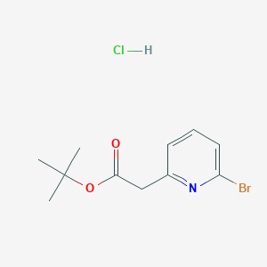 Tert-butyl 2-(6-bromopyridin-2-yl)acetate hydrochloride