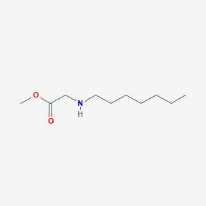 molecular formula C10H21NO2 B13515759 Methyl heptylglycinate 