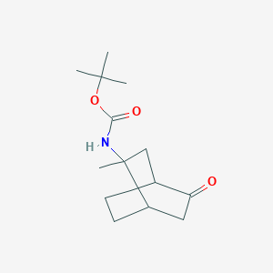 tert-butyl N-{2-methyl-5-oxobicyclo[2.2.2]octan-2-yl}carbamate