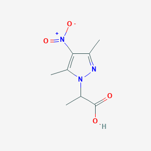 molecular formula C8H11N3O4 B1351579 2-(3,5-dimethyl-4-nitro-1H-pyrazol-1-yl)propanoic acid CAS No. 887408-84-6
