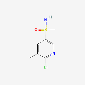 molecular formula C7H9ClN2OS B13515801 (6-Chloro-5-methylpyridin-3-yl)(imino)methyl-lambda6-sulfanone 