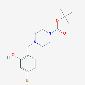 tert-Butyl 4-(4-bromo-2-hydroxybenzyl)piperazine-1-carboxylate