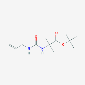 Tert-butyl 2-methyl-2-{[(prop-2-en-1-yl)carbamoyl]amino}propanoate