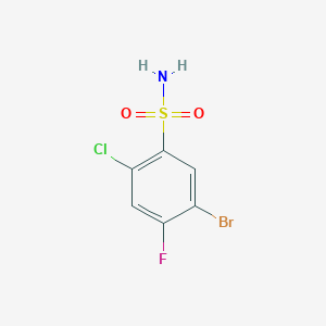 5-Bromo-2-chloro-4-fluorobenzene-1-sulfonamide