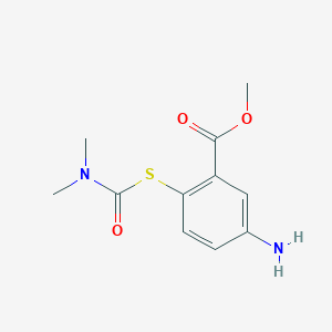 Methyl5-amino-2-[(dimethylcarbamoyl)sulfanyl]benzoate