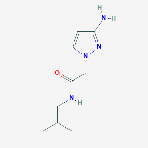 2-(3-Amino-1h-pyrazol-1-yl)-N-isobutylacetamide