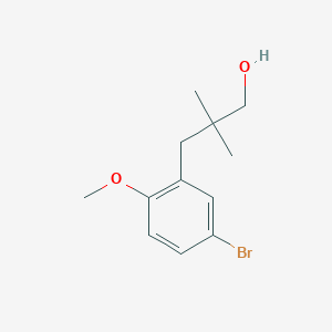 3-(5-Bromo-2-methoxyphenyl)-2,2-dimethylpropan-1-ol