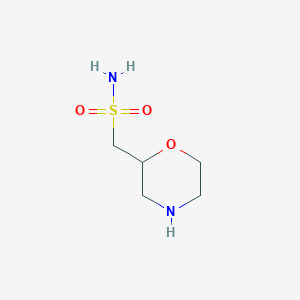 molecular formula C5H12N2O3S B13515875 2-Morpholinemethanesulfonamide 