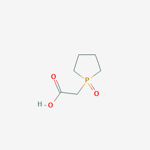 molecular formula C6H11O3P B13515907 2-(1-Oxo-1lambda5-phospholan-1-yl)acetic acid 