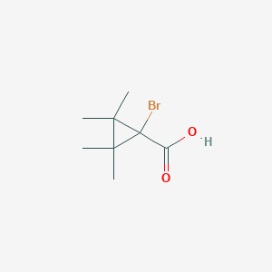 1-Bromo-2,2,3,3-tetramethylcyclopropane-1-carboxylic acid