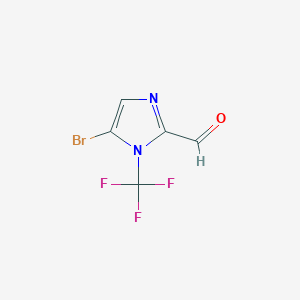 5-bromo-1-(trifluoromethyl)-1H-imidazole-2-carbaldehyde