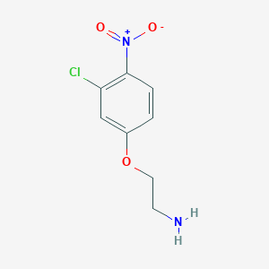 2-(3-Chloro-4-nitrophenoxy)ethan-1-amine