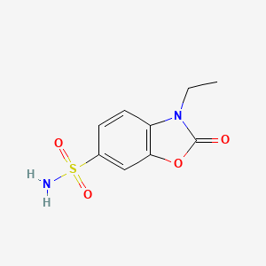 3-Ethyl-2-oxo-2,3-dihydrobenzo[d]oxazole-6-sulfonamide