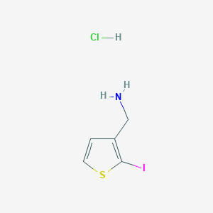 1-(2-Iodothiophen-3-yl)methanaminehydrochloride