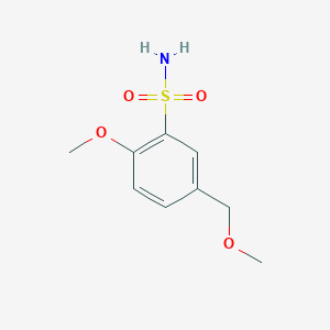 2-Methoxy-5-(methoxymethyl)benzenesulfonamide