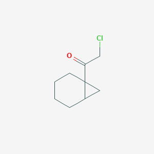 1-{Bicyclo[4.1.0]heptan-1-yl}-2-chloroethan-1-one