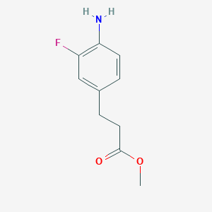 3-(4-Amino-3-fluoro-phenyl)-propionic acid methyl ester