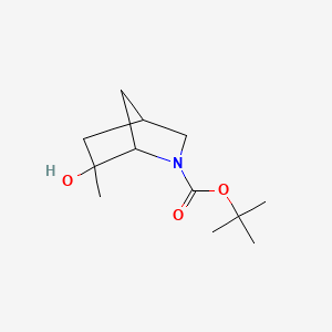 Tert-butyl 6-hydroxy-6-methyl-2-azabicyclo[2.2.1]heptane-2-carboxylate