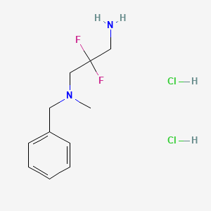 (3-Amino-2,2-difluoropropyl)(benzyl)methylaminedihydrochloride