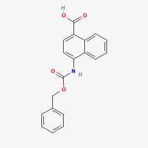 4-{[(Benzyloxy)carbonyl]amino}naphthalene-1-carboxylic acid