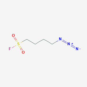 molecular formula C4H8FN3O2S B13516189 1-Butanesulfonyl fluoride, 4-azido- 