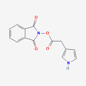 1,3-Dioxoisoindolin-2-yl 2-(1H-pyrrol-3-yl)acetate