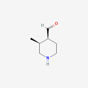 (3S,4S)-3-Methylpiperidine-4-carbaldehyde