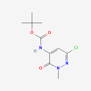 tert-Butyl (6-chloro-2-methyl-3-oxo-2,3-dihydropyridazin-4-yl)carbamate