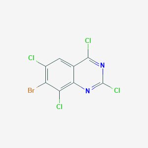 7-Bromo-2,4,6,8-tetrachloroquinazoline