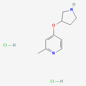 2-Methyl-4-(pyrrolidin-3-yloxy)pyridine dihydrochloride