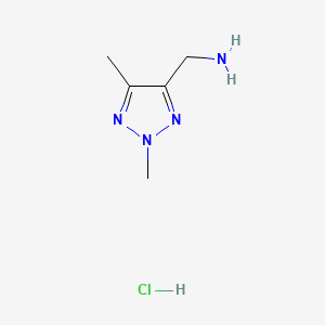 1-(2,5-dimethyl-2H-1,2,3-triazol-4-yl)methanamine hydrochloride