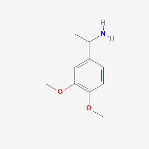 molecular formula C10H15NO2 B1351634 1-(3,4-二甲氧基苯基)乙胺 CAS No. 50919-08-9