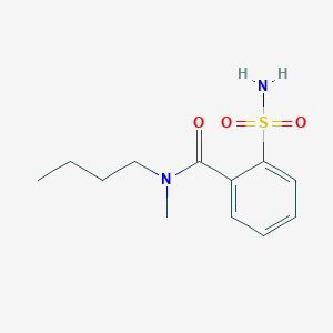 N-butyl-N-methyl-2-sulfamoylbenzamide