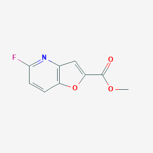 molecular formula C9H6FNO3 B13516420 Methyl 5-fluorofuro[3,2-b]pyridine-2-carboxylate 