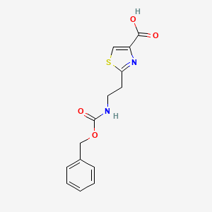 2-(2-(((Benzyloxy)carbonyl)amino)ethyl)thiazole-4-carboxylic acid